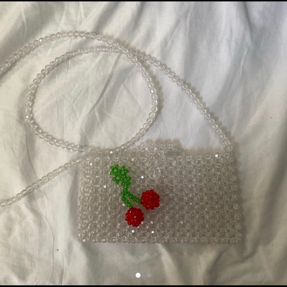 Forever 21 Beaded Cherry Purse